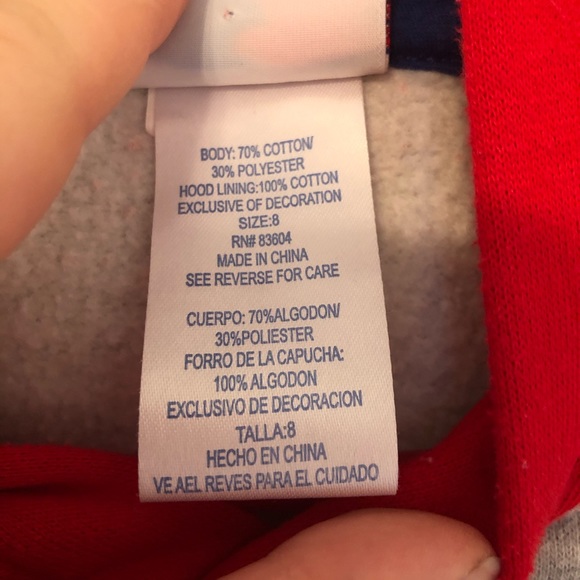 SOLD - EUC Boys Size 8 Phillies Hoodie - Picture 4 of 5